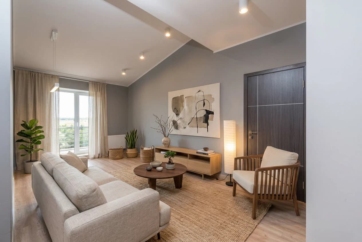 Staged virtual staging example